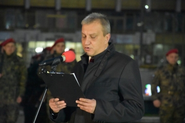 Тържествена проверка (заря) постави начало на честванията в Благоевград по повод 145 г. от Освобождението на България