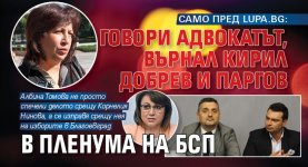 Адв. Албина Анева спечели делото срещу Корнелия Нинова и върна Кирил Добрев и Паргов в пленума на БСП