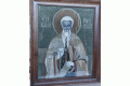 Банскалия дарява на църквата в Кресна икона на свети Иван Рилски, изработена от пясък от седем пустини