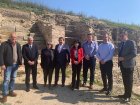 Министър Шишков провери реставрацията на античния град Хераклея Синтика край Петрич