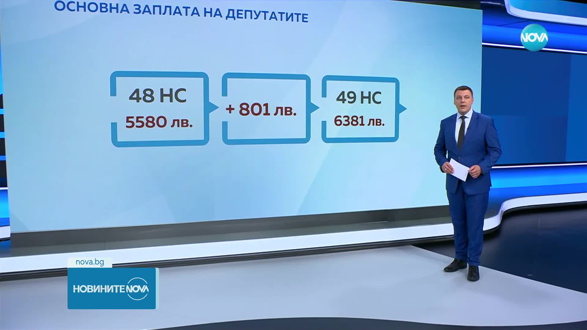 Скок на депутатските заплати