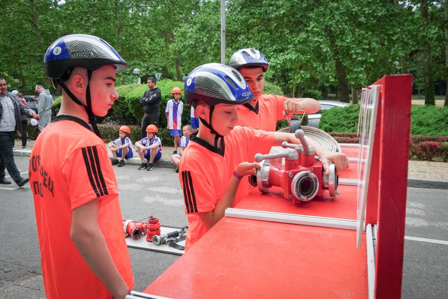 Стартира състезание  Млад огнеборец  в Благоевград