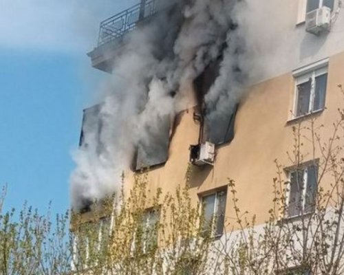 Жена загина при пожара в София