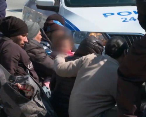 Гонка с мигранти, превозвани в джип с благоевградска регистрация