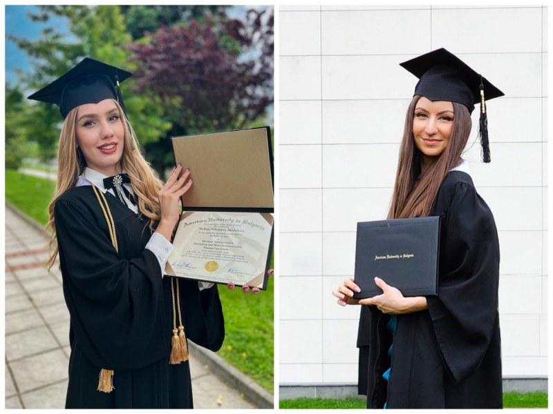 Две пловдивчанки се дипломираха с пълно отличие в Американския университет