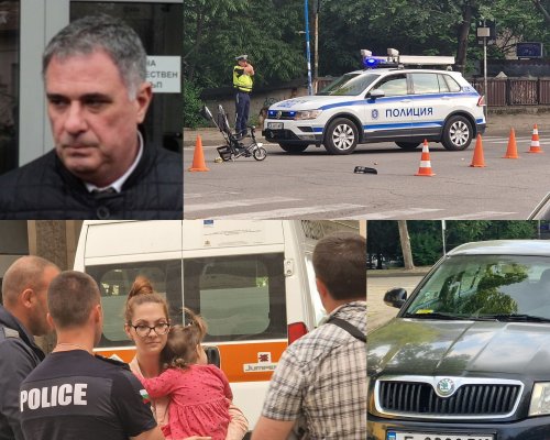 Ексначалникът на полицията в Благоевград Петър Зашев блъсна дете на пешеходна пътека