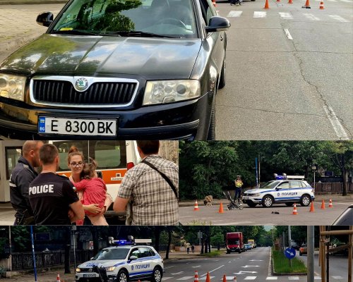 ОДМВР с официална информация за блъснатото дете на пешеходна пътека в Благоевград