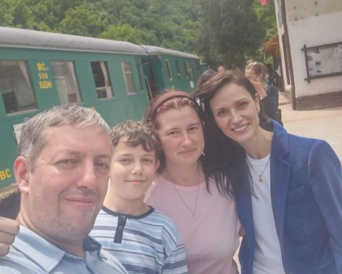 Авария на теснолинейката за Велинград с Мария Габриел