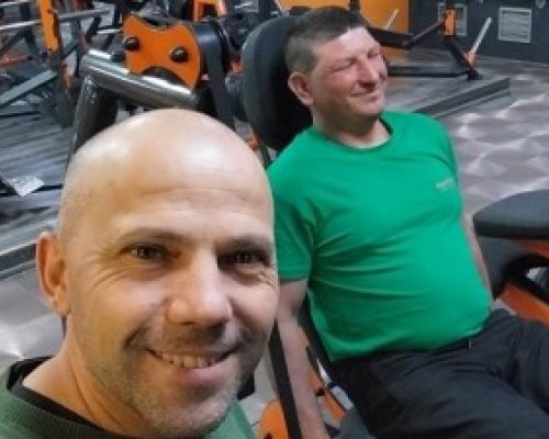 Валери Маринов от Защитено жилище за лица с умствена изостаналост с участие в Световни летни игри в Берлин