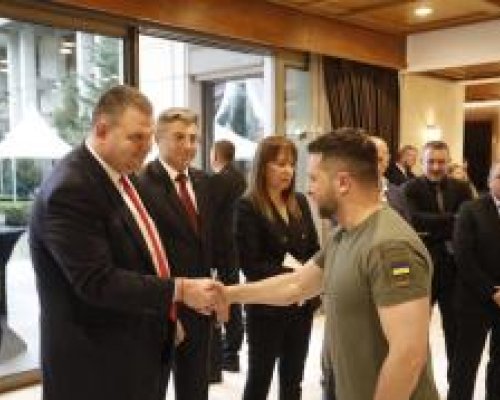 Карадайъ, Пеевски и Цонев на среща със Зеленски