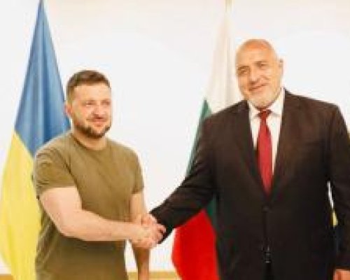 Борисов на среща със Зеленски: България ще продължи да ви подкрепя
