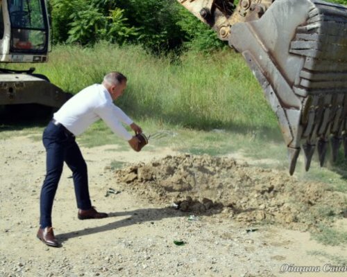 Започна изграждането на улица в Сандански