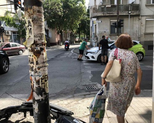 Катастрофа затруднява движението в Благоевград