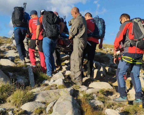 Отряд на ПСС и вертолет  Кугар  помогнаха на белгиец със счупен крак в Пирин