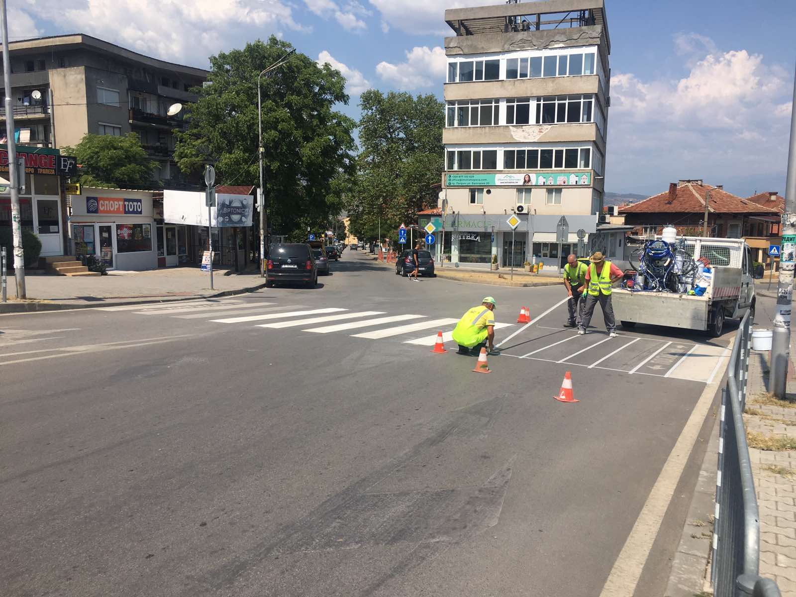 Започват дейности по полагане на нова пътна маркировка в Петрич