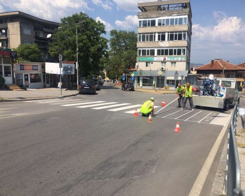 Започват дейности по полагане на нова пътна маркировка в Петрич