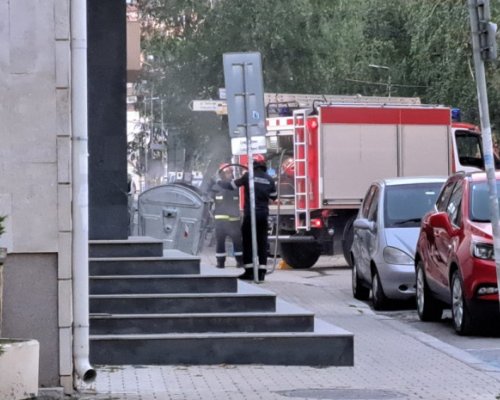 Лек пожар в центъра стресна благоевградчани