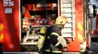Пожар в жилищен блок в Благоевград