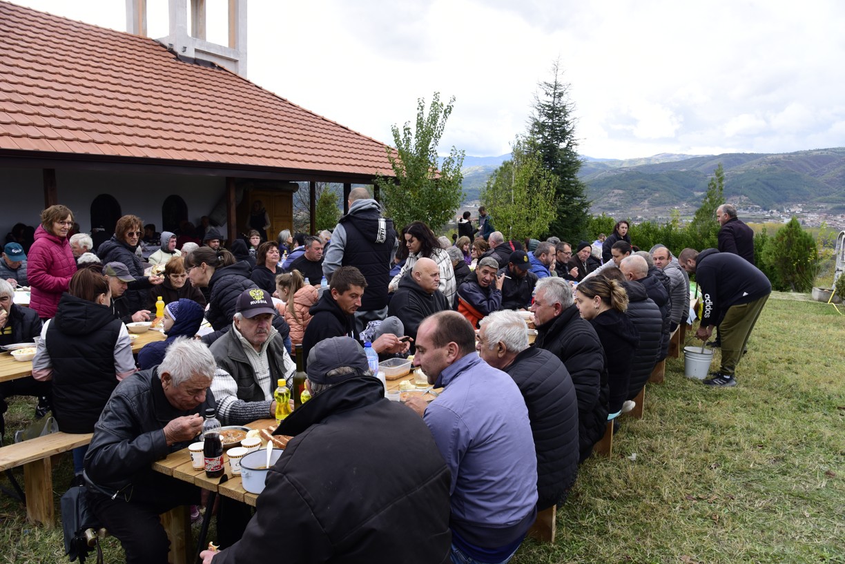 Почетоха Свети Мина във височините над Ораново