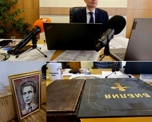 Левски се върна на стената в кметския кабинет в Община Благоевград