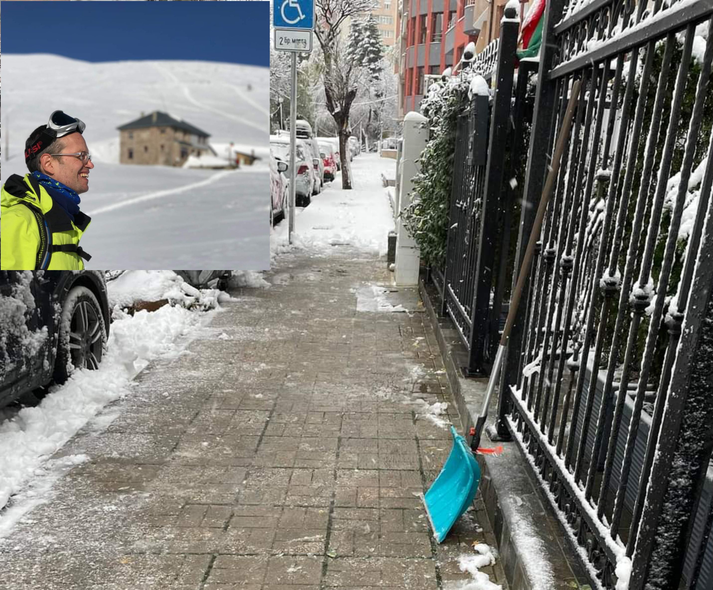Кметът на Благоевград М. Байкушев даде пример: Да си почистим от снега пред вкъщи