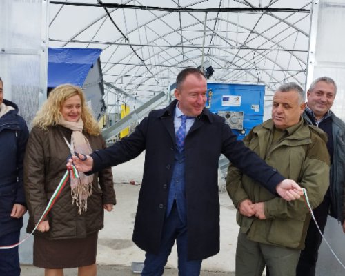 Нов разсадник за производство на контейнерни фиданки откриха край Гоце Делчев