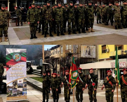 Министърът на отбраната Т. Тагарев поздрави военнослужещите от контингента, участвал в оперативния резерв в Косово и в Босна и Херцеговина