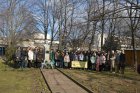 С ритуал по полагане на цветя благоевградската общественост почете паметта на Пейо Яворов и Мара Бунева