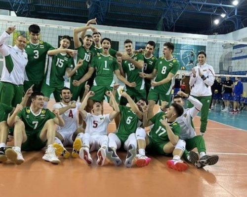 Националният младежки отбор по волейбол се класира за европейското първенство