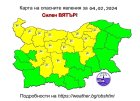 НИМХ ОБЯВИ: Жълт код за силен вятър в 14 области в страната тази неделя