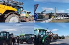 Гневът на фермерите: Блокирани пътища, стотици трактори, запалена слама и разлято мляко