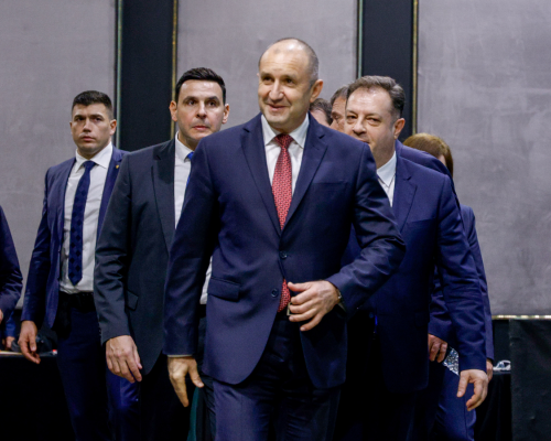 Президентът Румен Радев приветства делегатите в Общото събрание на НСОРБ