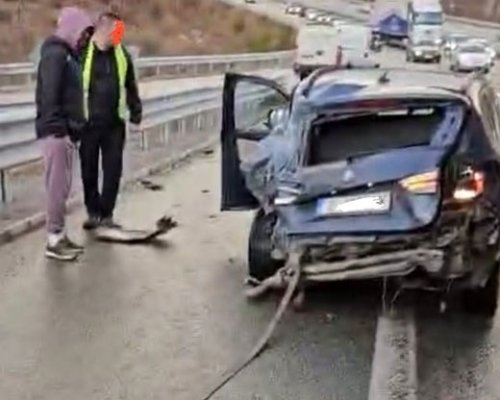 Офроуд линейката на Капачки за бъдеще помогна при катастрофа на АМ Струма