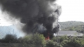 Пожар избухна край складова база до пътноподдържащата фирма  Водно строителство”