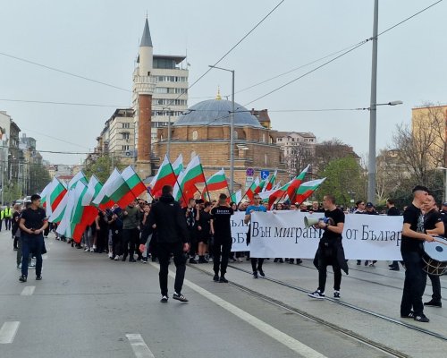 Младежки организации протестираха в София: Вън мигрантите от България
