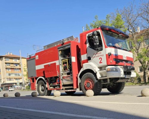 Възрастен мъж е обгазен при пожар в Благоевград