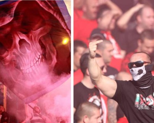 ПРЕДИ ВЕЧНОТО ДЕРБИ: Режат пръсти с бръснарско ножче зад стикер! (СНИМКИ)