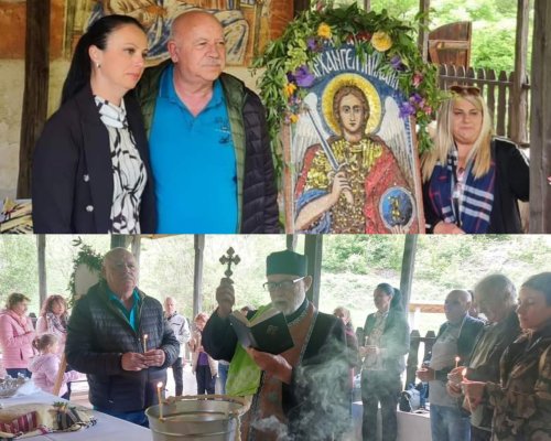 На Велики четвъртък осветиха мозаечна икона на вековна църква в благоевградското село Логодаж