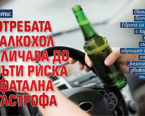 Когато осъзнаеш какво си направил, ще бъде късно да съжаляваш: Не карай пил! Стигни жив!