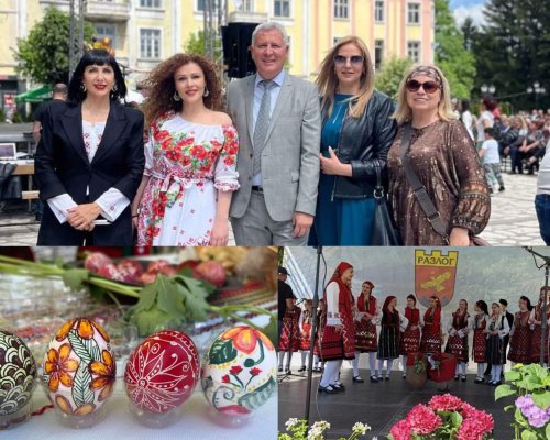 Малки моми топиха китки, Райна и Годлевски Великден поздравиха с двойния празник Разлог