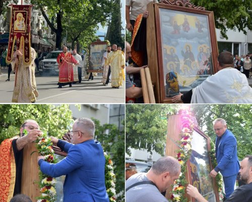 Сандански посрещна чудотворната икона на Света Богородица
