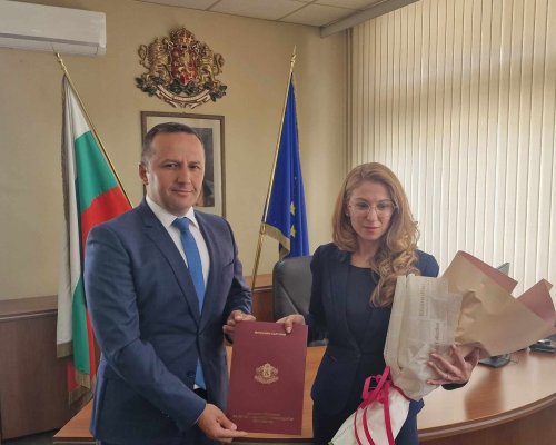 Официално: Георги Динев смени Мария Димова от поста на областен управител на Благоевград