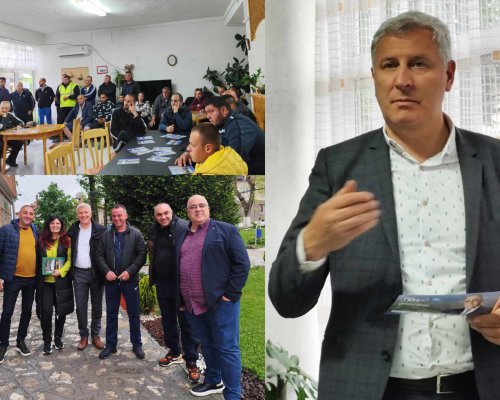 Марио Терзиев в Долно Драглище: Ще бъда гласът на работещите, ще бъда гласът на хората от община Разлог