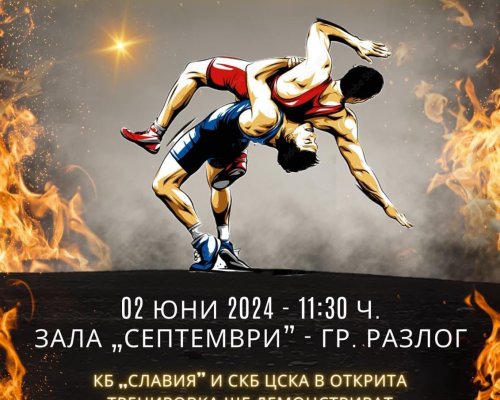 Среща с шампиони по борба в Разлог