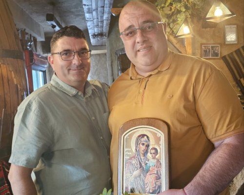 Икона на Света Богородица получи за рождения си ден Марио Терзиев
