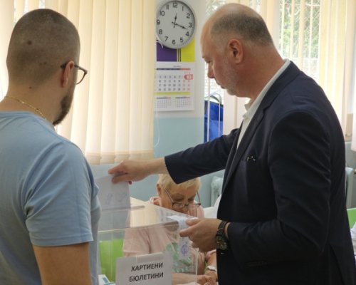 Росен Желязков в Благоевград: Гласувах за България! Гласувах за Европа!
