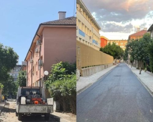 Приключи ремонтът на централна улица в Благоевград