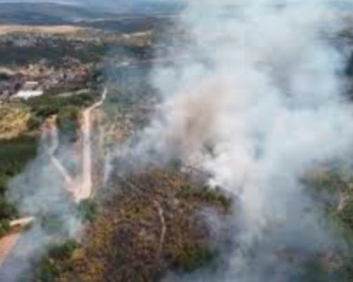 Потушен е пожарът край Бобов дол