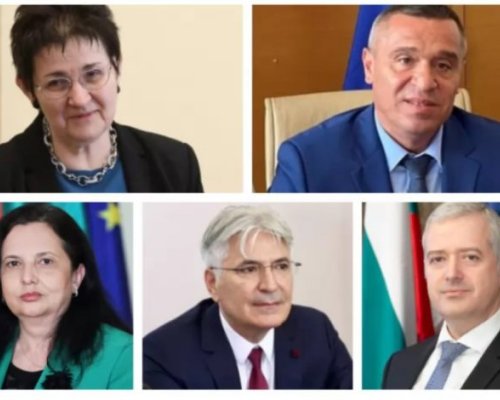 Сигурни министри: Людмила Петкова, Георги Тахов, Мария Павлова, Петко Николов, Иван Кондов