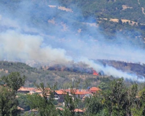Овладян е пожарът на българо-гръцката граница